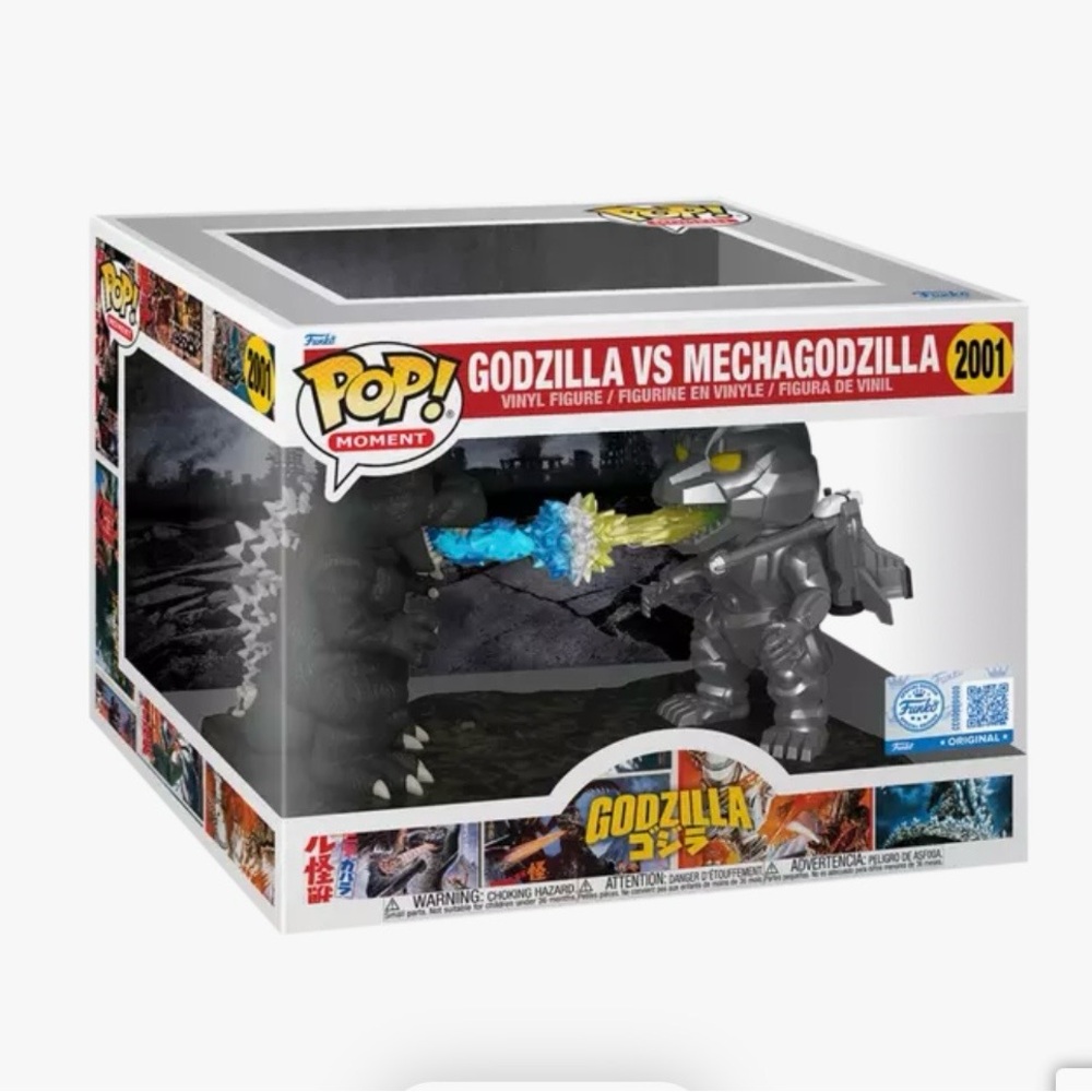 Funko Pop! Godzilla Vs Mechagodzilla #2001 Exclusive Vinyl Moment PRESALE